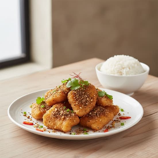 137. Deep-Fried Sole fillet with Spicy Salt 椒鹽龍脷球